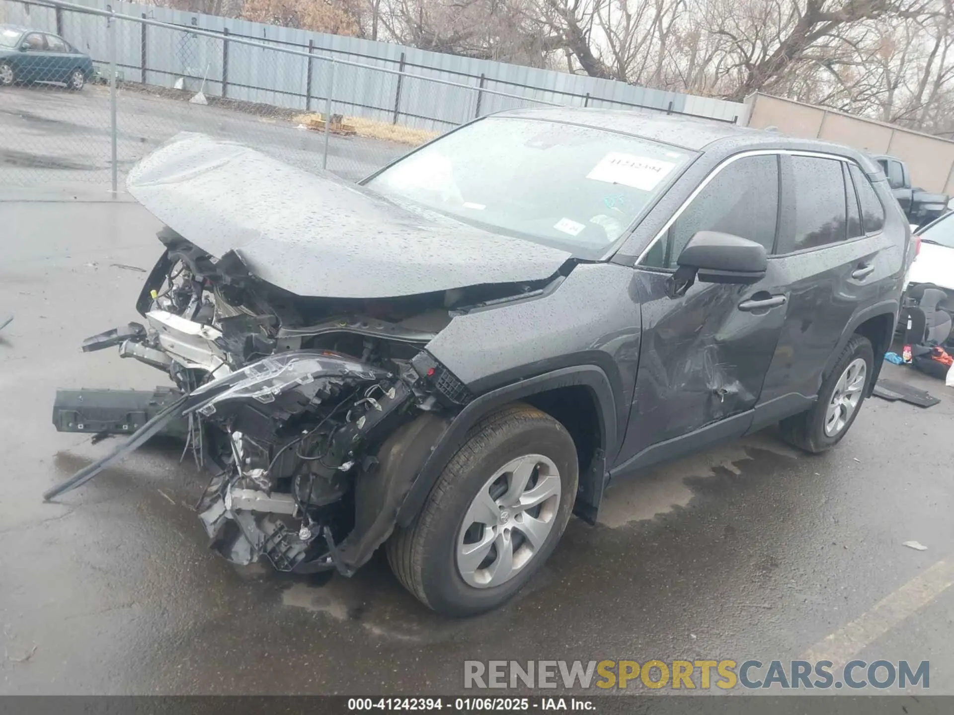 2 fotografías del automóvil dañado 2T3H1RFV0NW238070 TOYOTA RAV4 2022