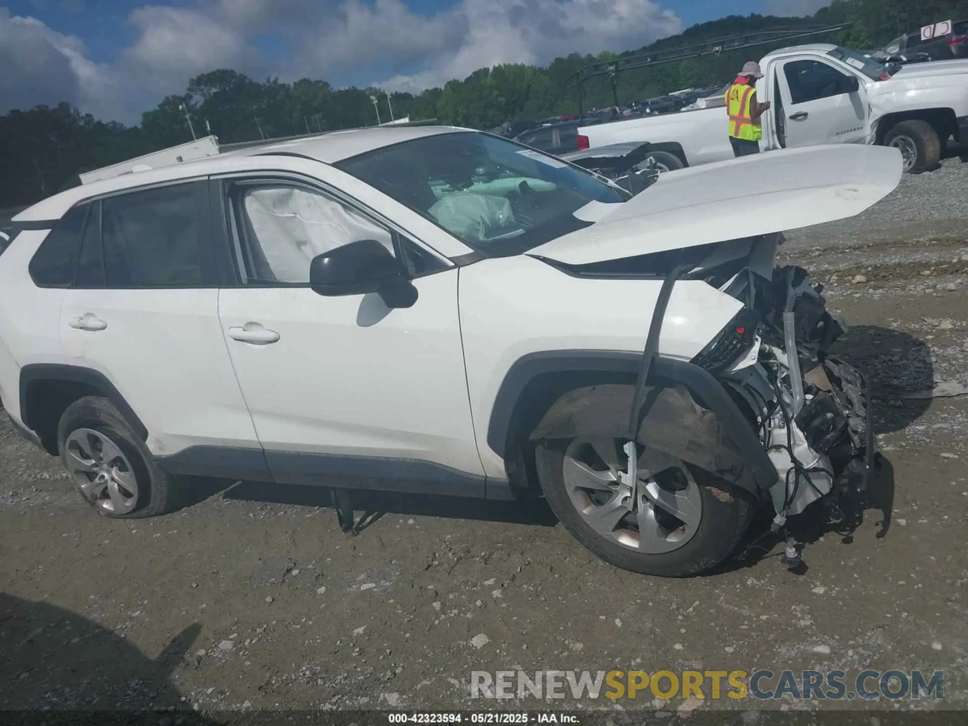 12 fotografías del automóvil dañado 2T3H1RFV1NC182285 TOYOTA RAV4 2022