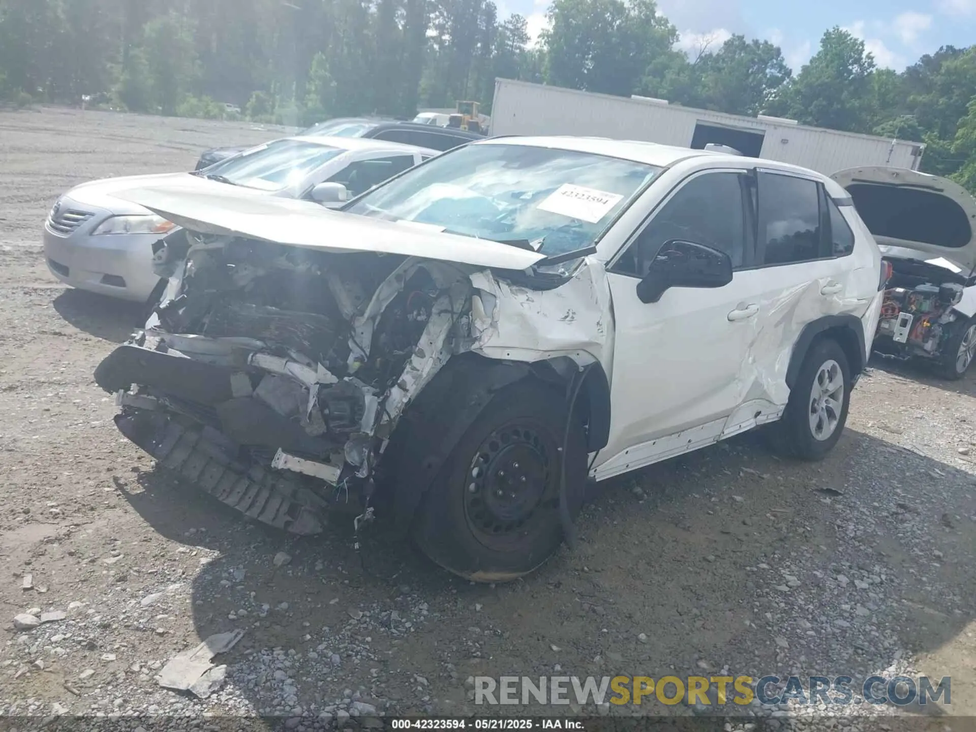 2 fotografías del automóvil dañado 2T3H1RFV1NC182285 TOYOTA RAV4 2022