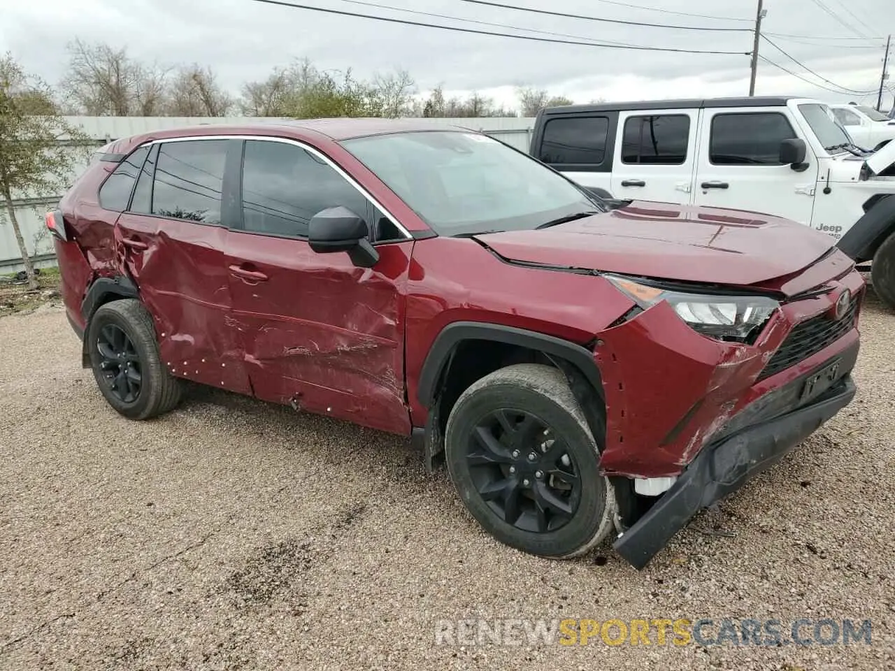 4 fotografías del automóvil dañado 2T3H1RFV1NW228387 TOYOTA RAV4 2022