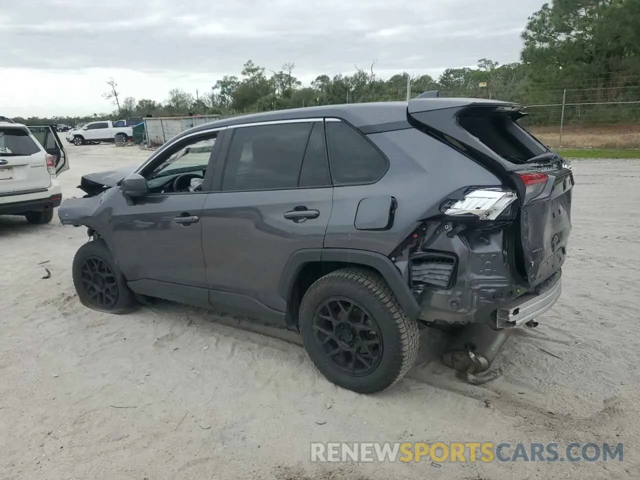 2 fotografías del automóvil dañado 2T3H1RFV2NC180772 TOYOTA RAV4 2022