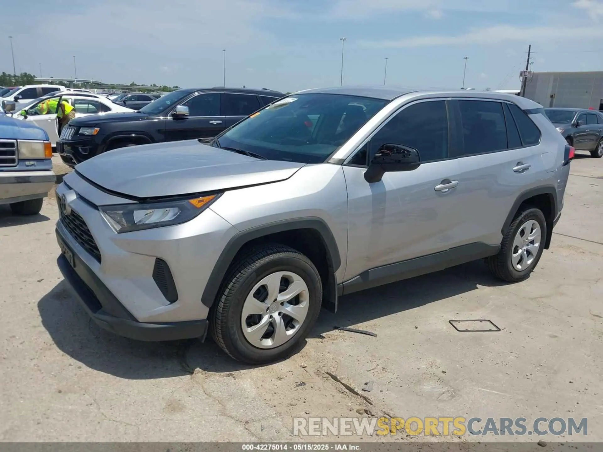 2 fotografías del automóvil dañado 2T3H1RFV2NC212569 TOYOTA RAV4 2022