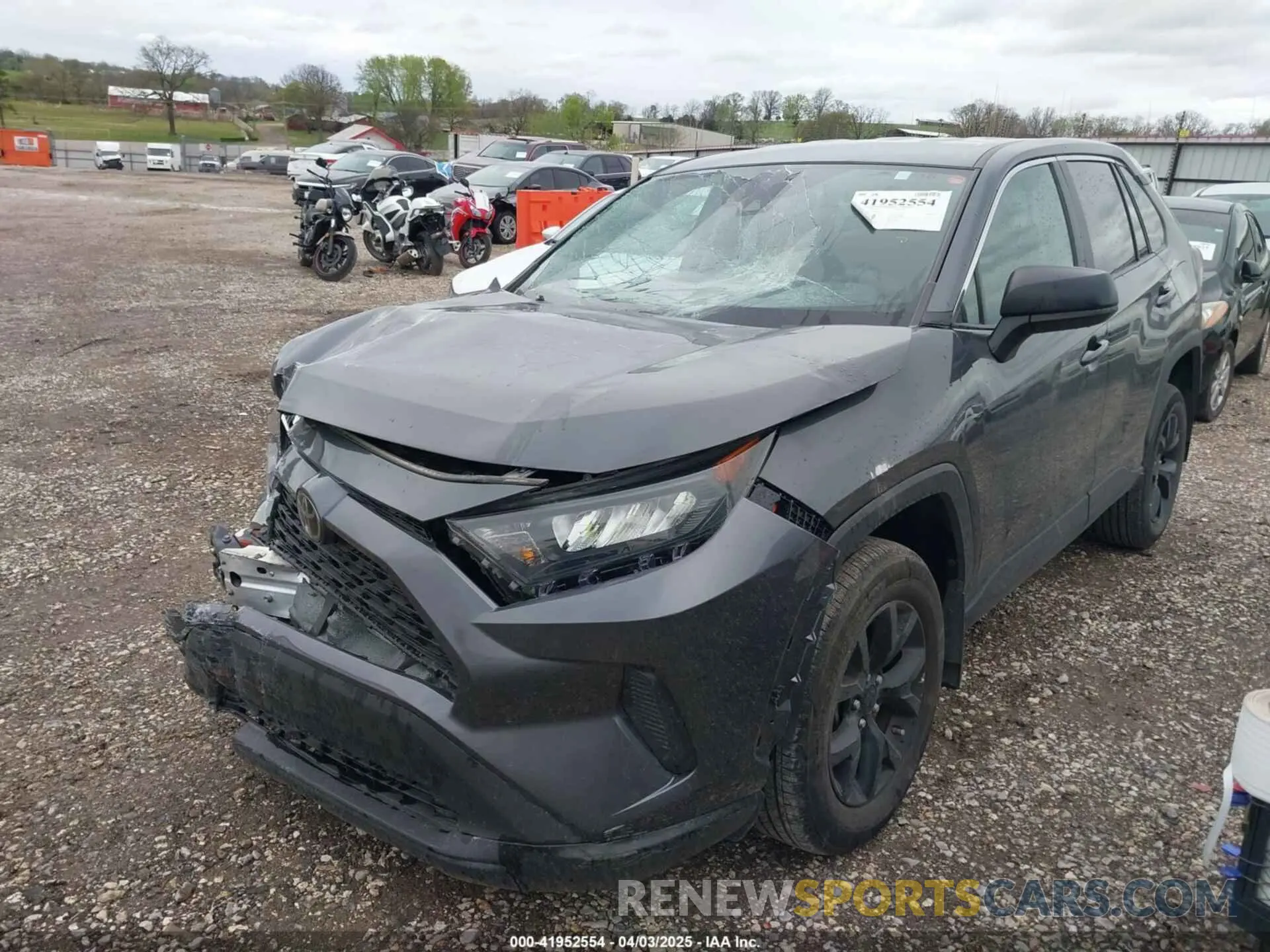 2 fotografías del automóvil dañado 2T3H1RFV2NW220296 TOYOTA RAV4 2022