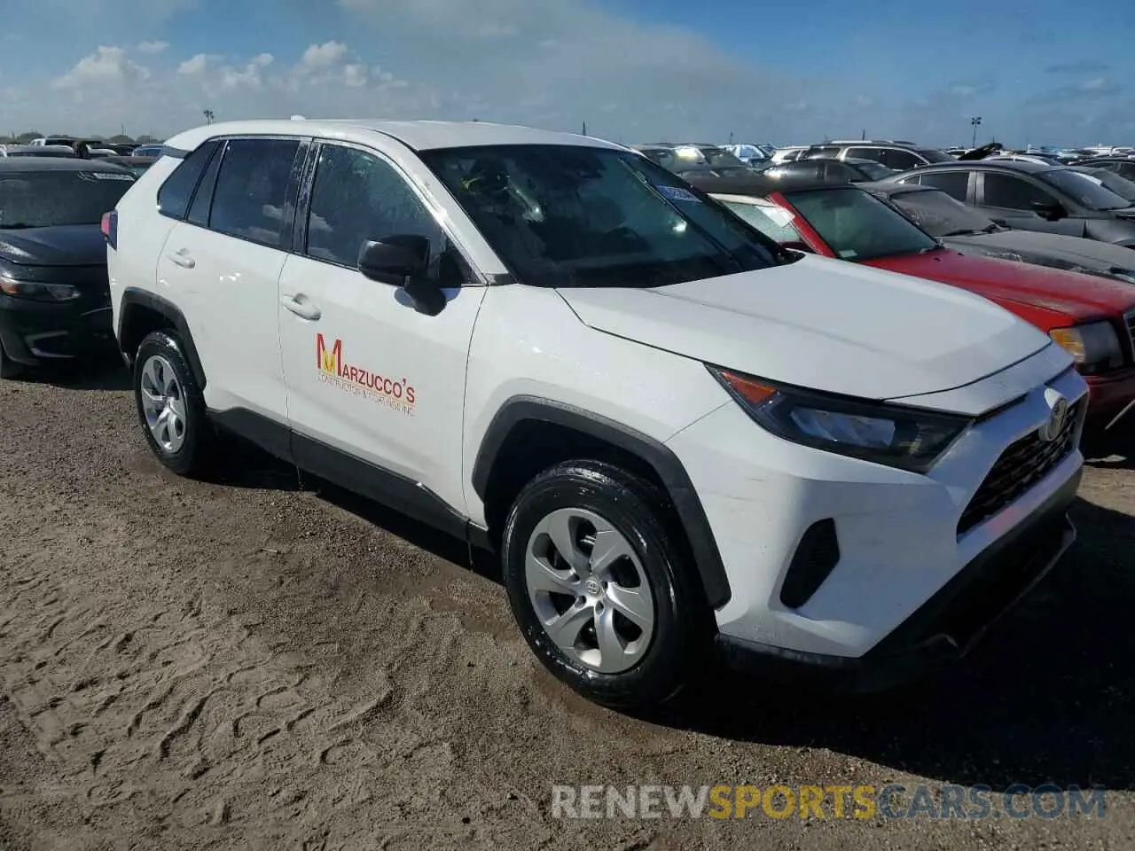 4 fotografías del automóvil dañado 2T3H1RFV2NW226518 TOYOTA RAV4 2022