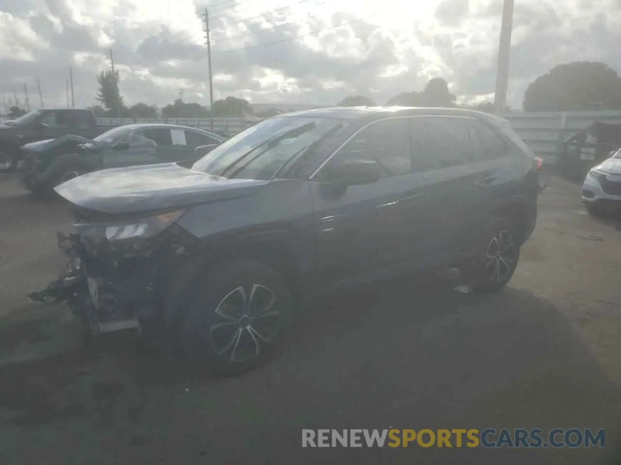 1 fotografías del automóvil dañado 2T3H1RFV3NC183020 TOYOTA RAV4 2022