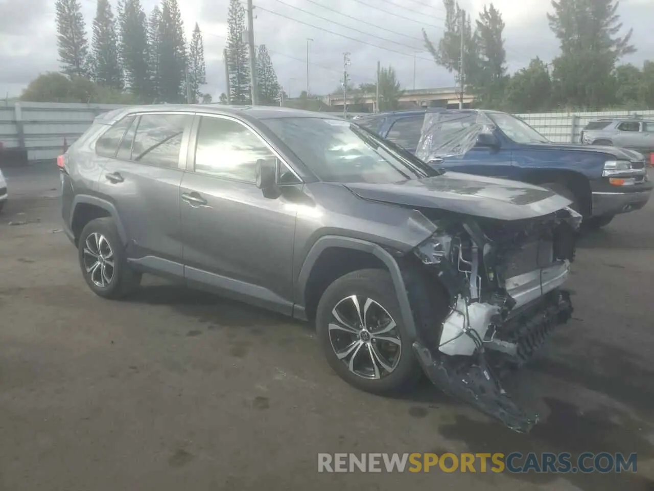 4 fotografías del automóvil dañado 2T3H1RFV3NC183020 TOYOTA RAV4 2022