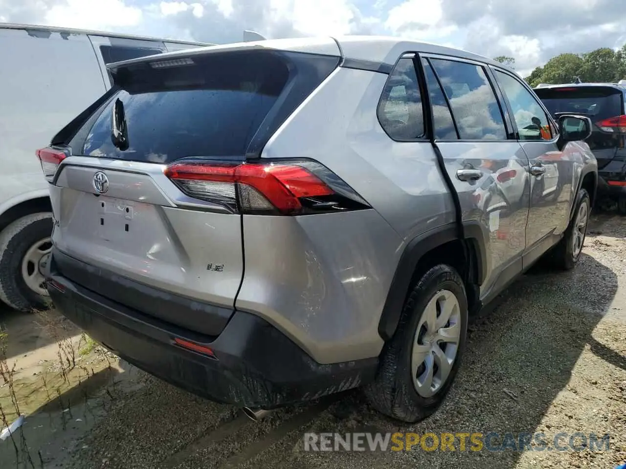 3 fotografías del automóvil dañado 2T3H1RFV3NC209180 TOYOTA RAV4 2022