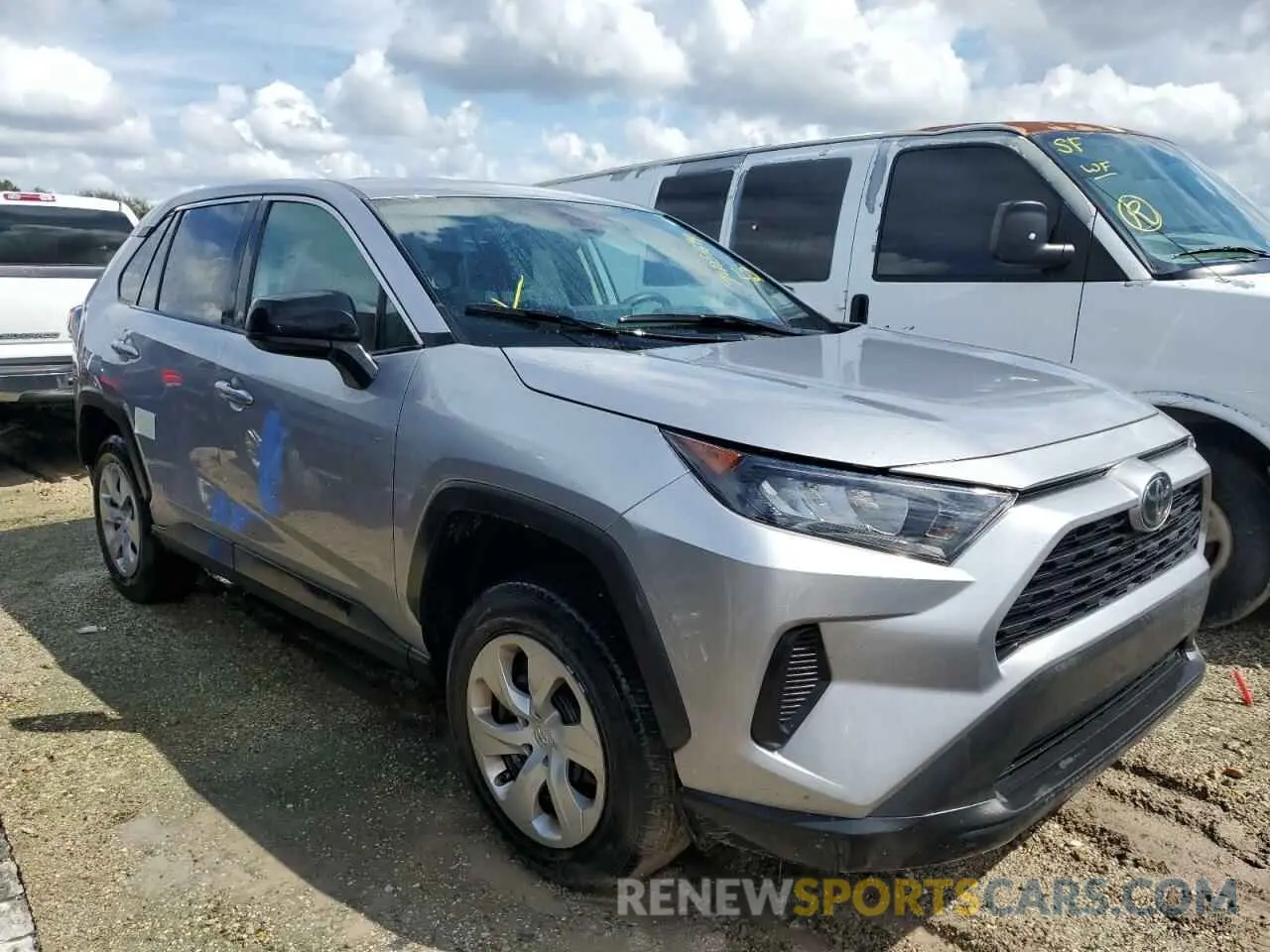4 fotografías del automóvil dañado 2T3H1RFV3NC209180 TOYOTA RAV4 2022