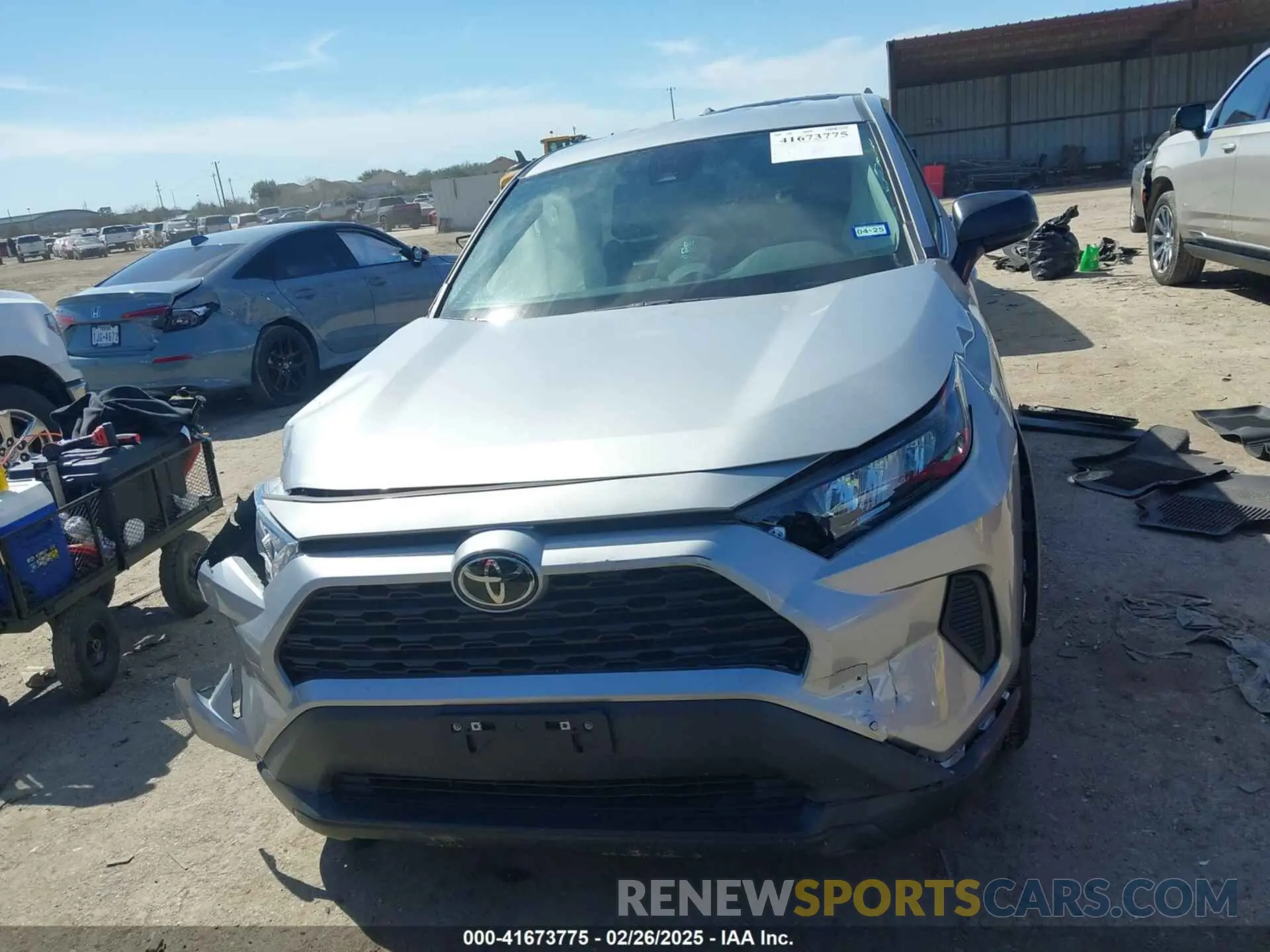 12 fotografías del automóvil dañado 2T3H1RFV3NW200526 TOYOTA RAV4 2022
