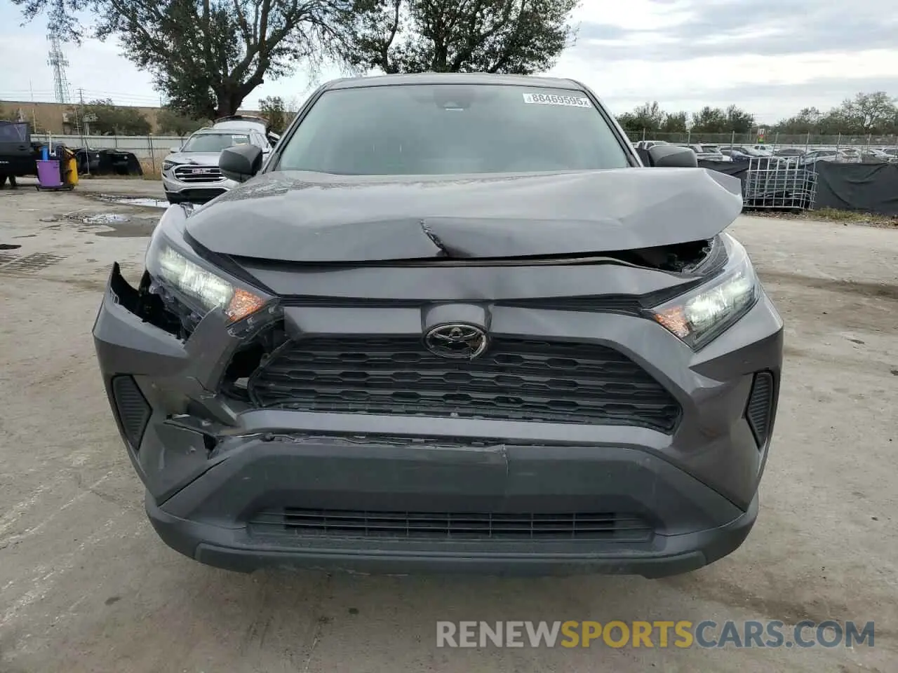 5 fotografías del automóvil dañado 2T3H1RFV4NC192857 TOYOTA RAV4 2022