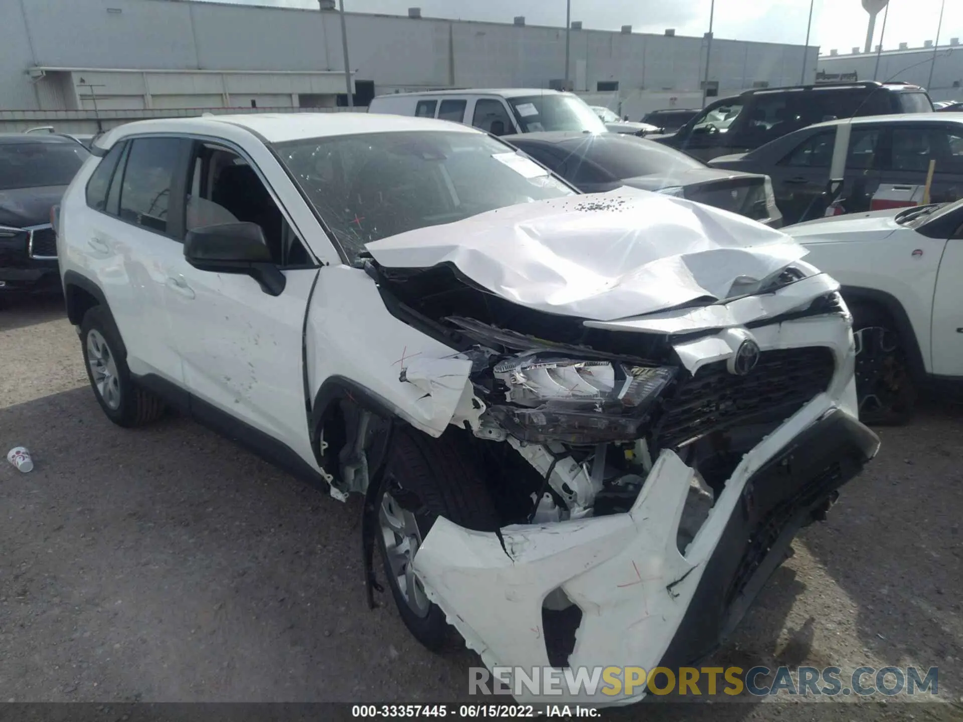 1 fotografías del automóvil dañado 2T3H1RFV6NC175283 TOYOTA RAV4 2022