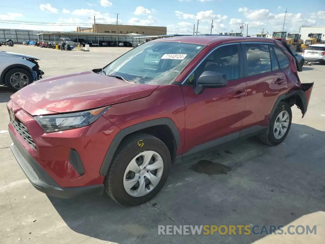 1 fotografías del automóvil dañado 2T3H1RFV6NW192860 TOYOTA RAV4 2022