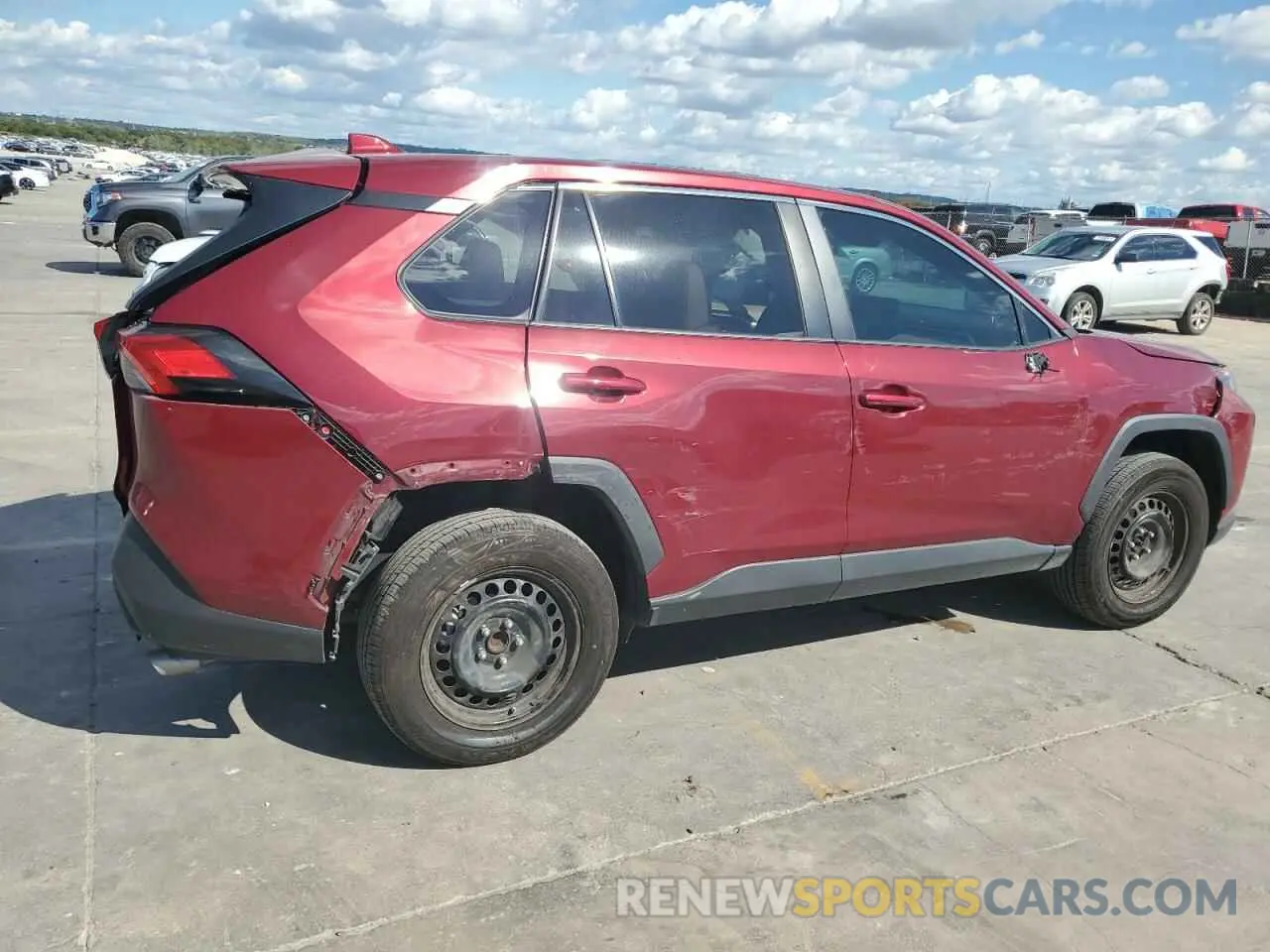 3 fotografías del automóvil dañado 2T3H1RFV6NW192860 TOYOTA RAV4 2022