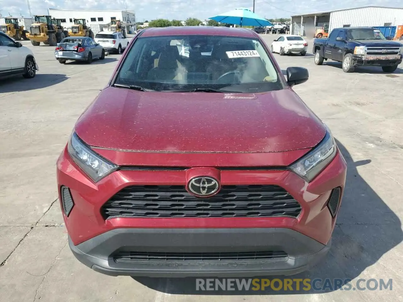5 fotografías del automóvil dañado 2T3H1RFV6NW192860 TOYOTA RAV4 2022