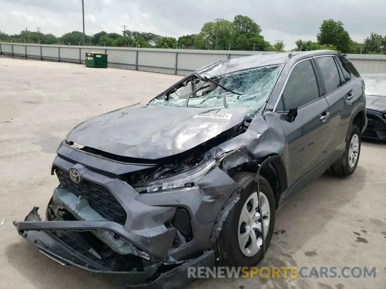 2 fotografías del automóvil dañado 2T3H1RFV7NC175860 TOYOTA RAV4 2022