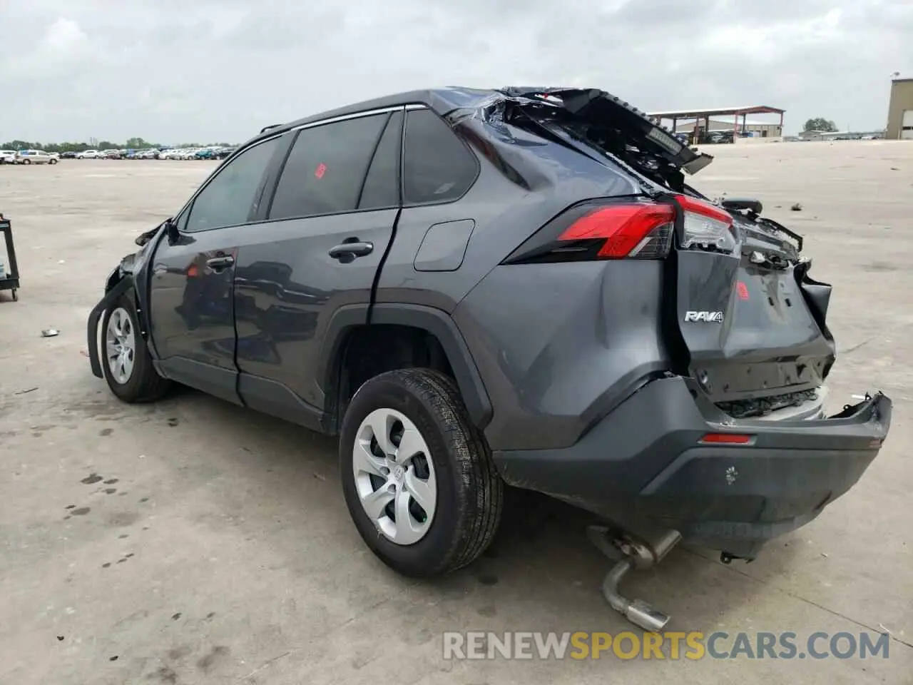 3 fotografías del automóvil dañado 2T3H1RFV7NC175860 TOYOTA RAV4 2022
