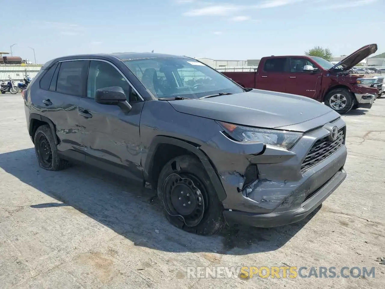 4 fotografías del automóvil dañado 2T3H1RFV7NC176300 TOYOTA RAV4 2022