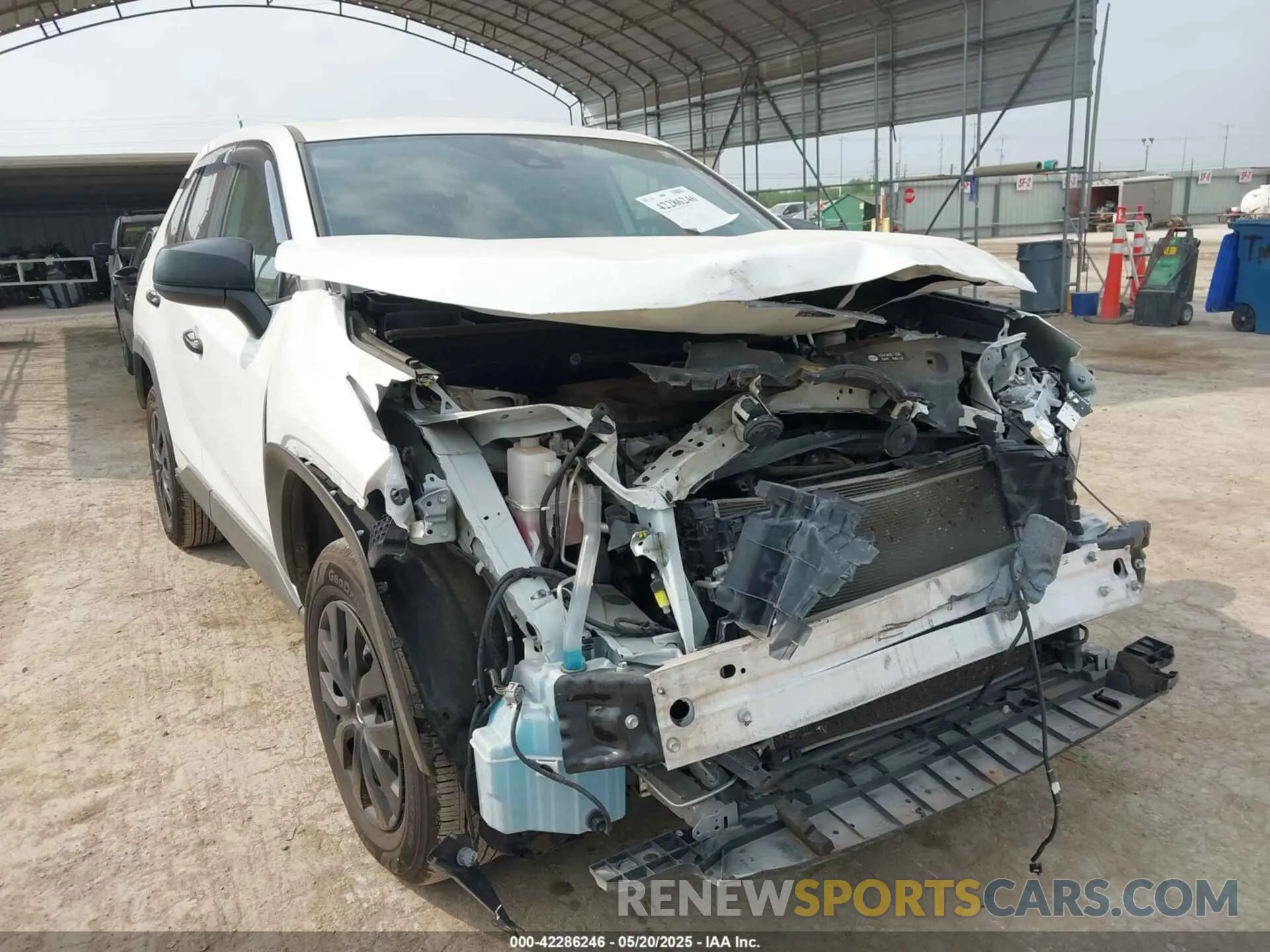 6 fotografías del automóvil dañado 2T3H1RFV7NC179312 TOYOTA RAV4 2022