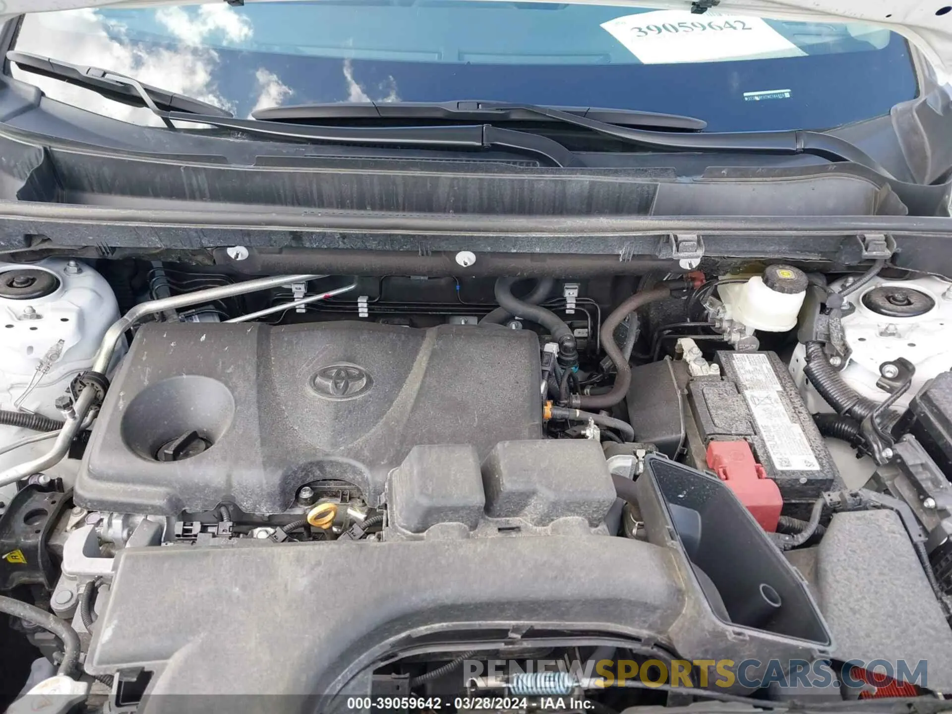 10 fotografías del automóvil dañado 2T3H1RFV7NC184879 TOYOTA RAV4 2022