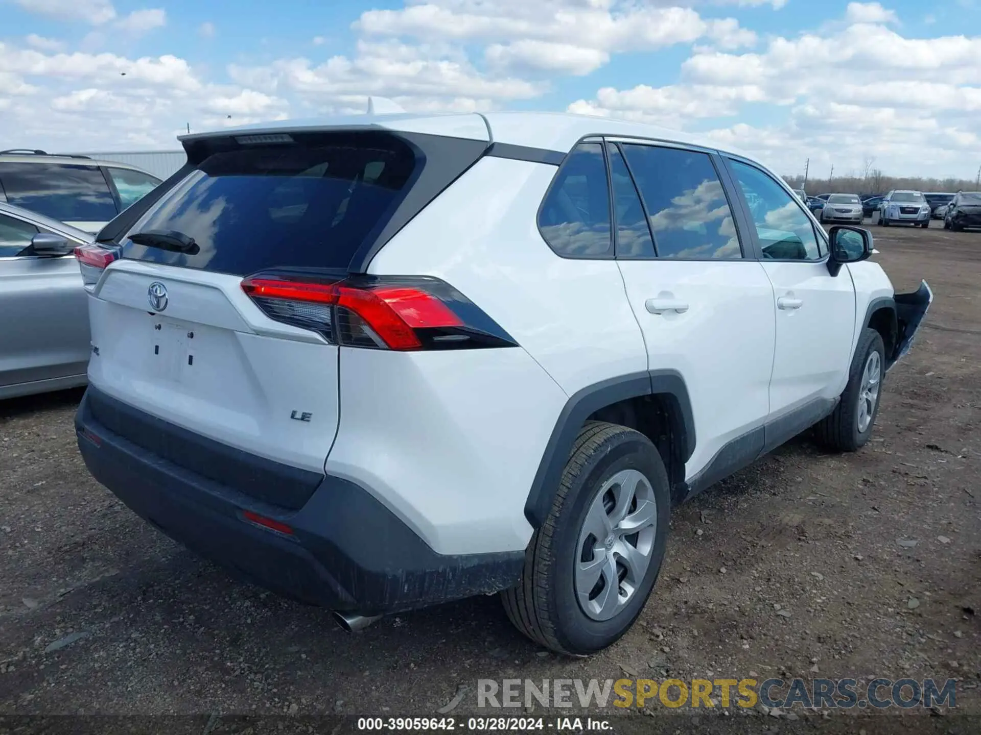 4 fotografías del automóvil dañado 2T3H1RFV7NC184879 TOYOTA RAV4 2022