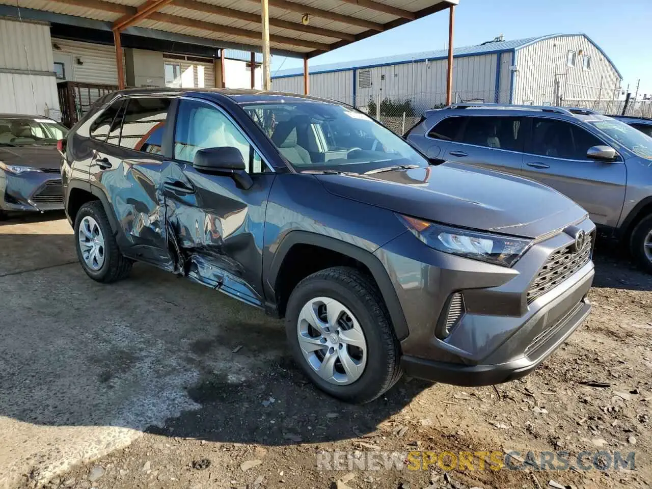 4 fotografías del automóvil dañado 2T3H1RFV8NC196913 TOYOTA RAV4 2022