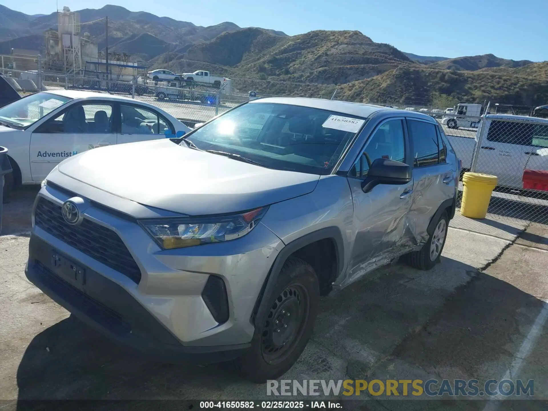 2 fotografías del automóvil dañado 2T3H1RFV8NW194366 TOYOTA RAV4 2022