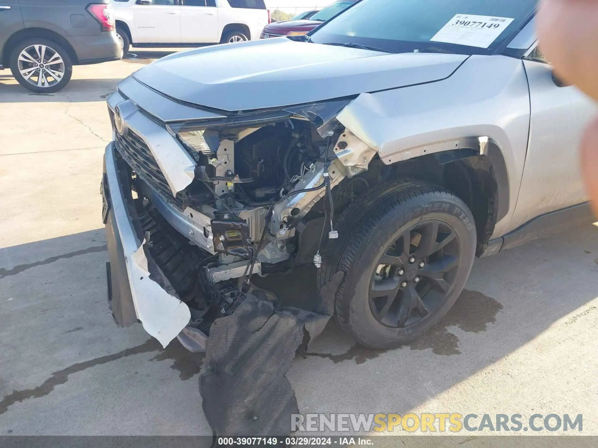 6 fotografías del automóvil dañado 2T3H1RFV9NC190666 TOYOTA RAV4 2022
