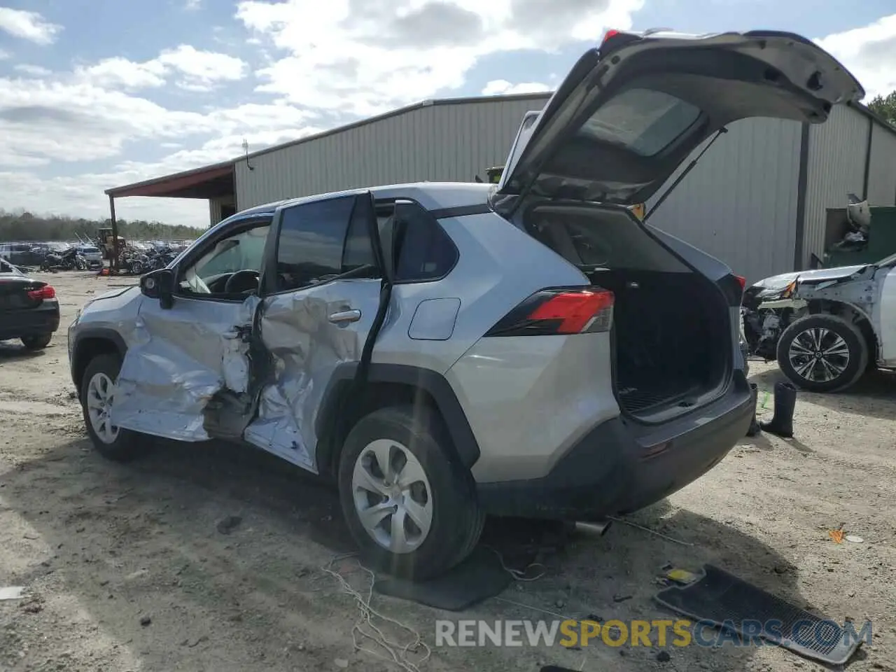 2 fotografías del automóvil dañado 2T3H1RFV9NW187846 TOYOTA RAV4 2022