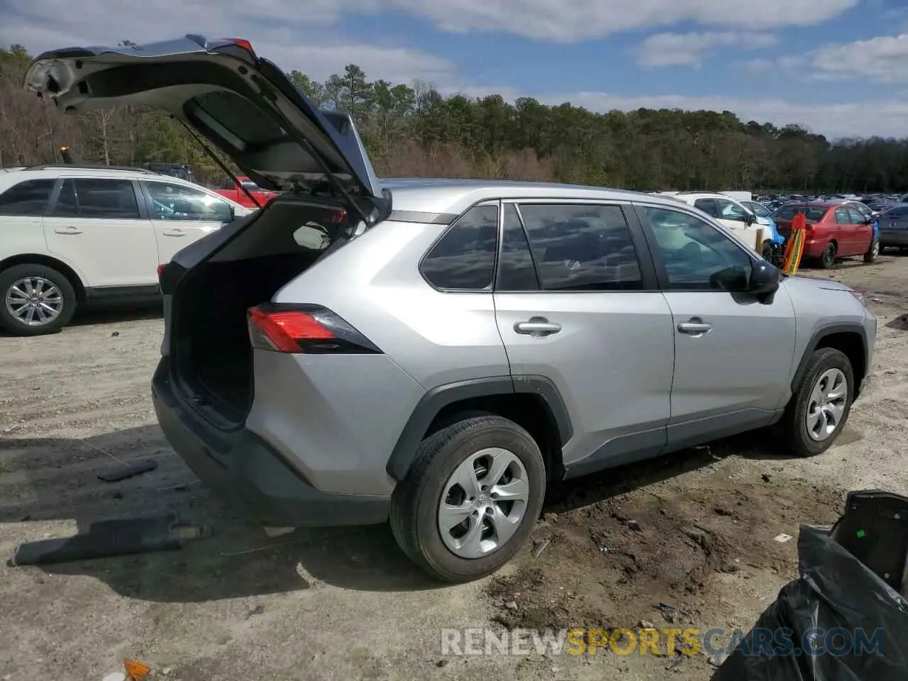 3 fotografías del automóvil dañado 2T3H1RFV9NW187846 TOYOTA RAV4 2022