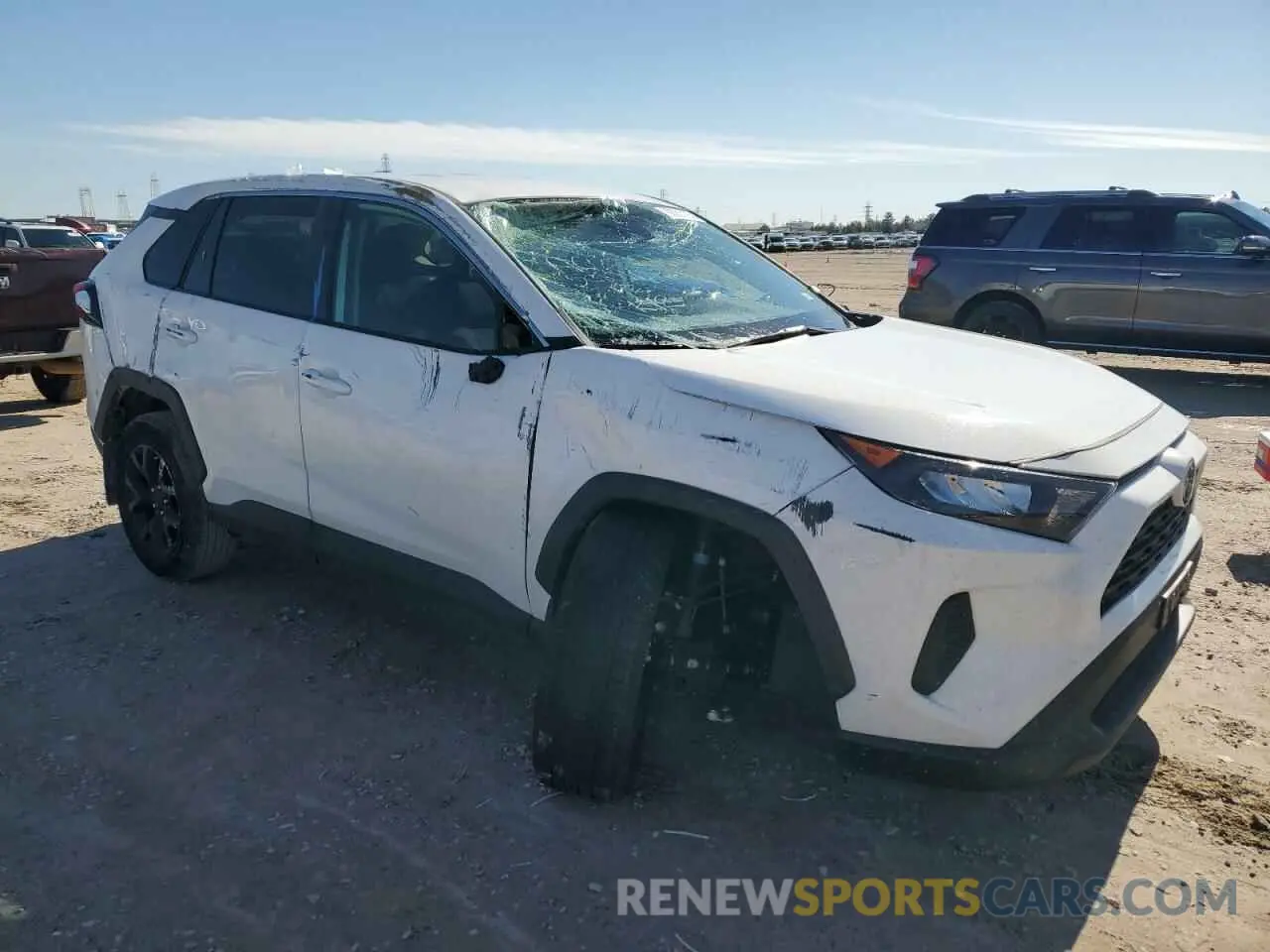 4 fotografías del automóvil dañado 2T3H1RFV9NW216620 TOYOTA RAV4 2022