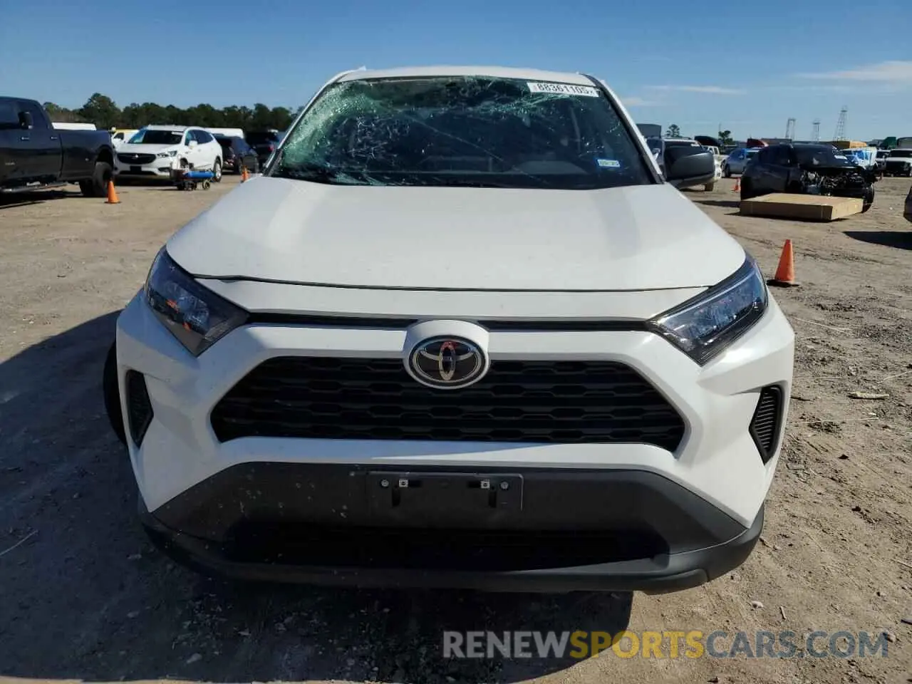 5 fotografías del automóvil dañado 2T3H1RFV9NW216620 TOYOTA RAV4 2022