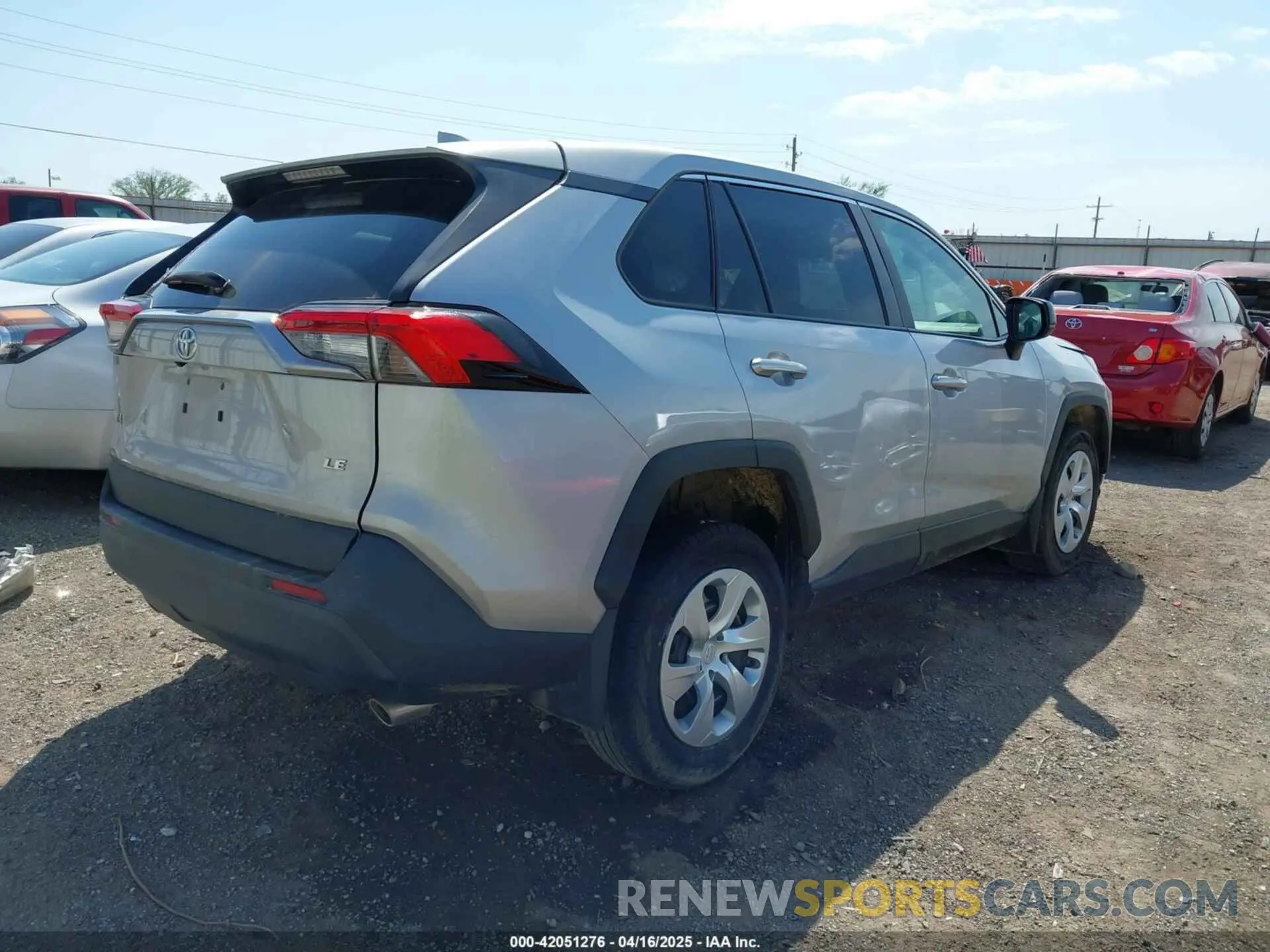 4 fotografías del automóvil dañado 2T3H1RFVXNC192829 TOYOTA RAV4 2022