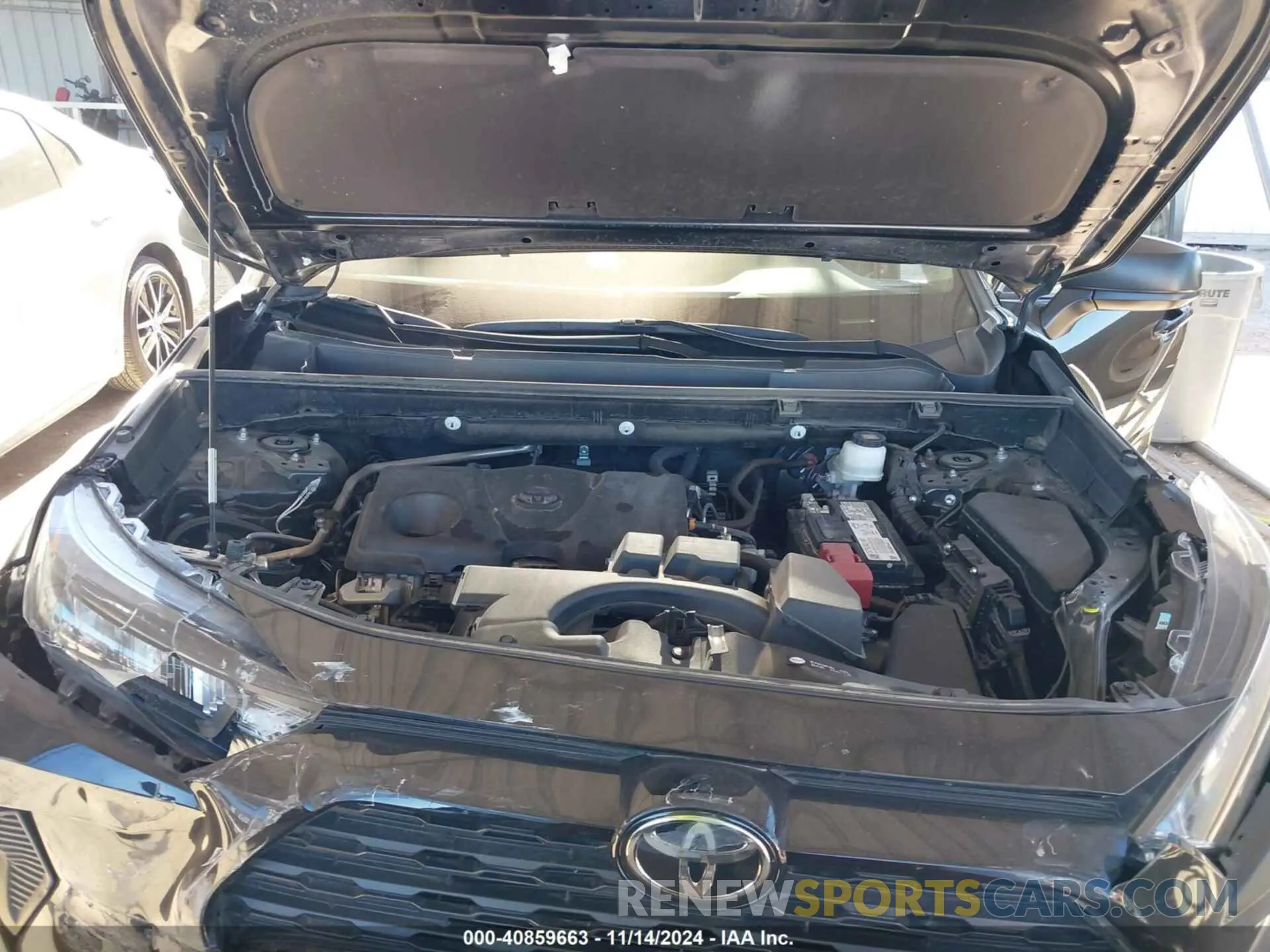 10 fotografías del automóvil dañado 2T3H1RFVXNW205691 TOYOTA RAV4 2022