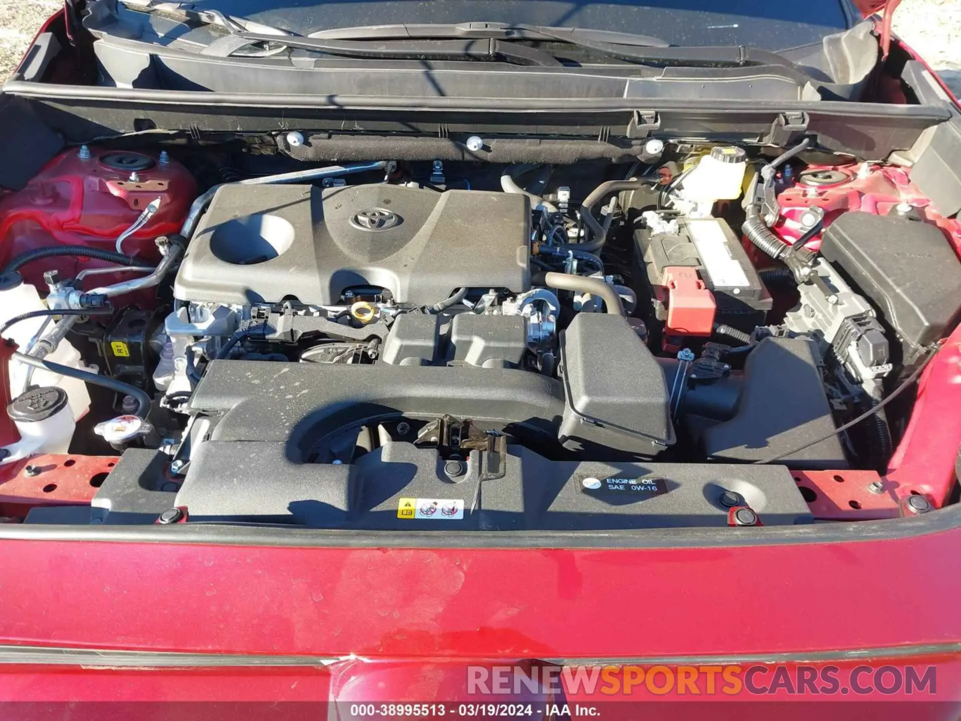 10 fotografías del automóvil dañado 2T3H1RFVXNW215170 TOYOTA RAV4 2022