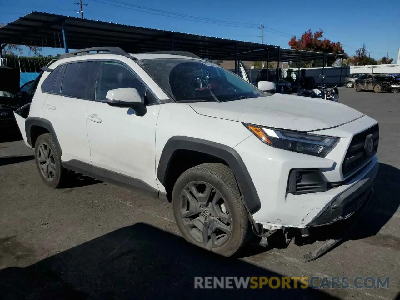 4 fotografías del automóvil dañado 2T3J1RFV7NW312635 TOYOTA RAV4 2022