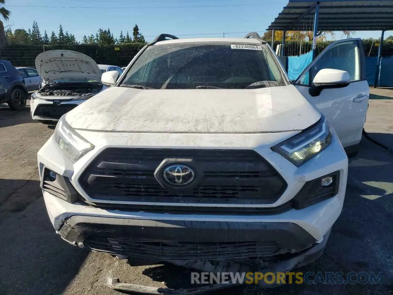 5 fotografías del automóvil dañado 2T3J1RFV7NW312635 TOYOTA RAV4 2022