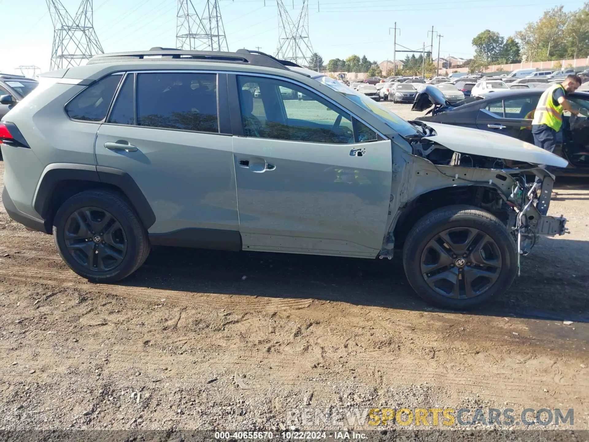 14 fotografías del automóvil dañado 2T3J1RFV8NW249304 TOYOTA RAV4 2022