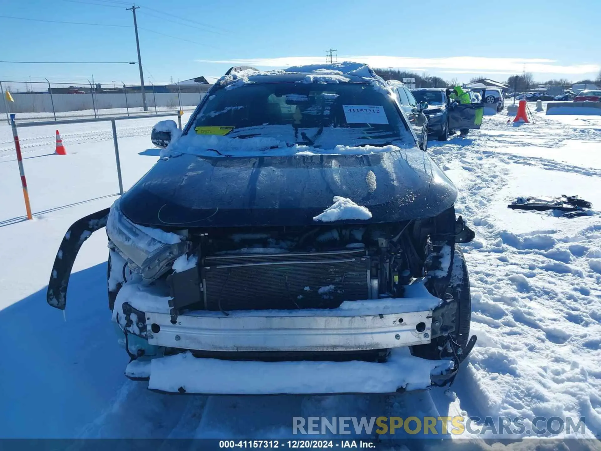 13 fotografías del automóvil dañado 2T3J1RFV8NW280343 TOYOTA RAV4 2022