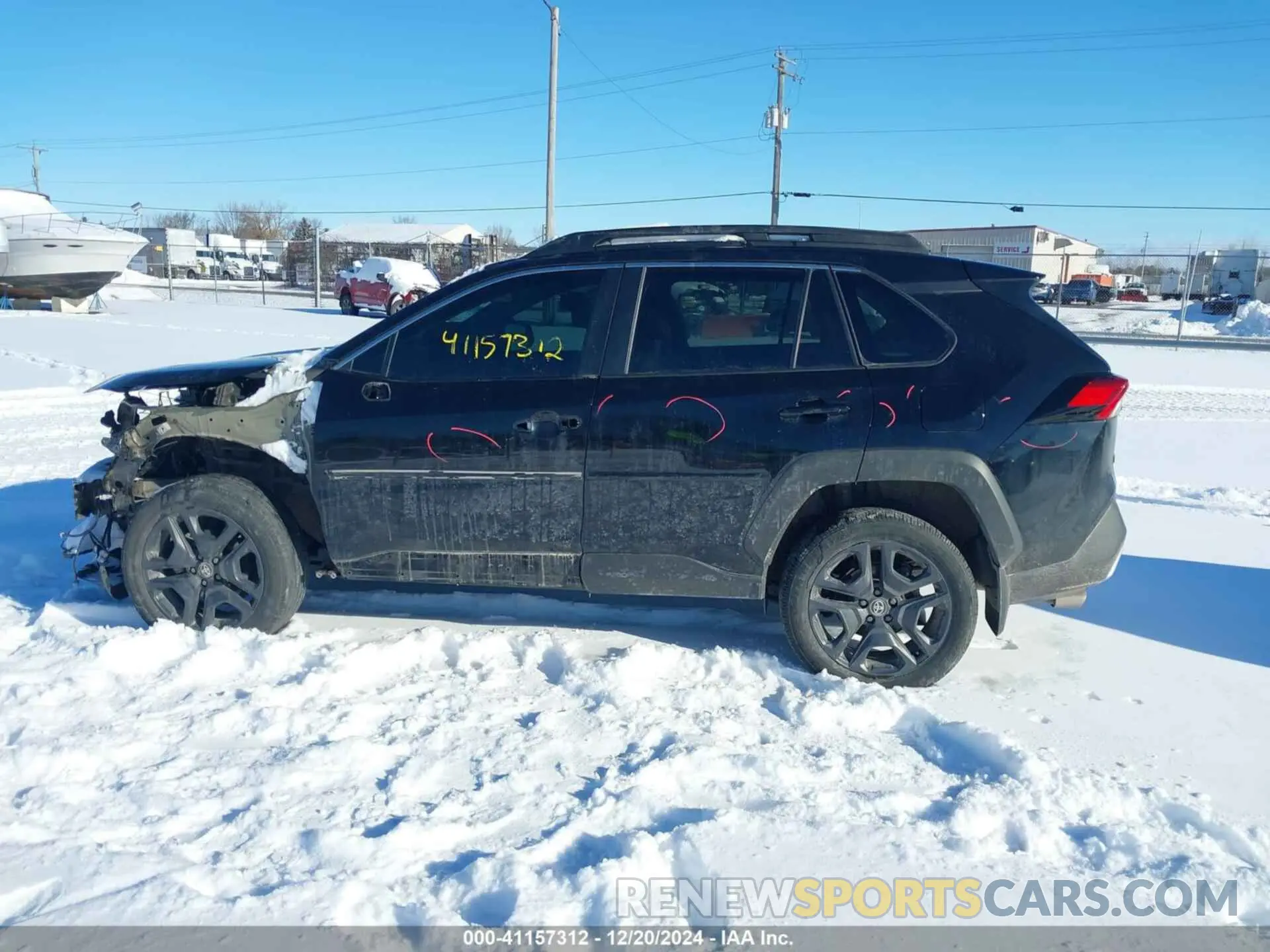 15 fotografías del automóvil dañado 2T3J1RFV8NW280343 TOYOTA RAV4 2022