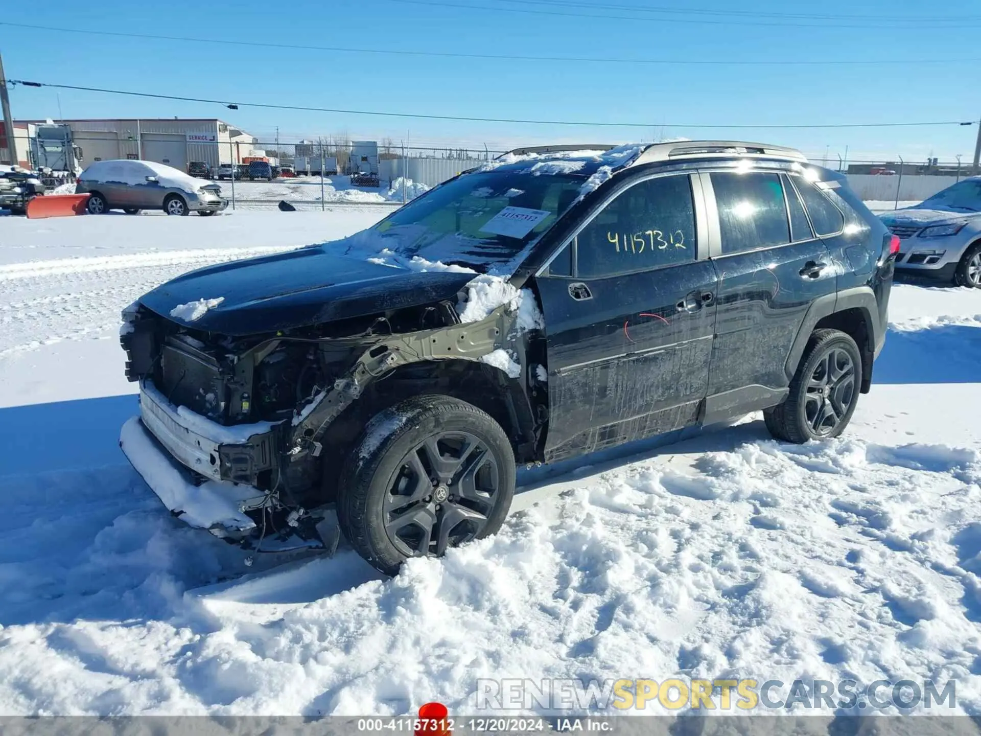 2 fotografías del automóvil dañado 2T3J1RFV8NW280343 TOYOTA RAV4 2022