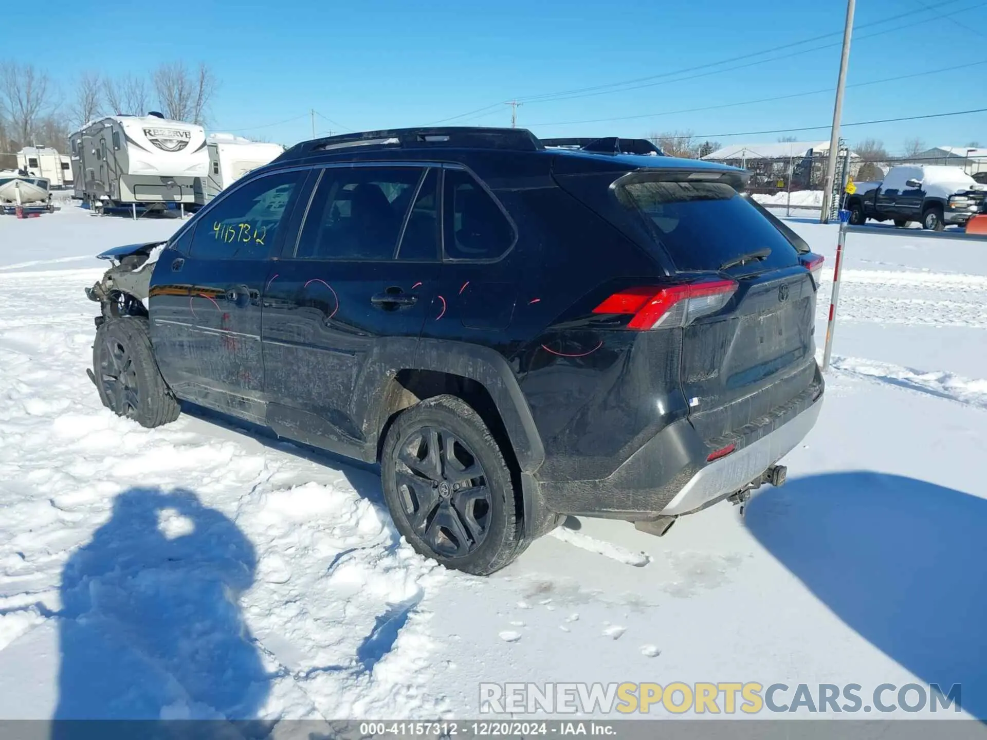 3 fotografías del automóvil dañado 2T3J1RFV8NW280343 TOYOTA RAV4 2022