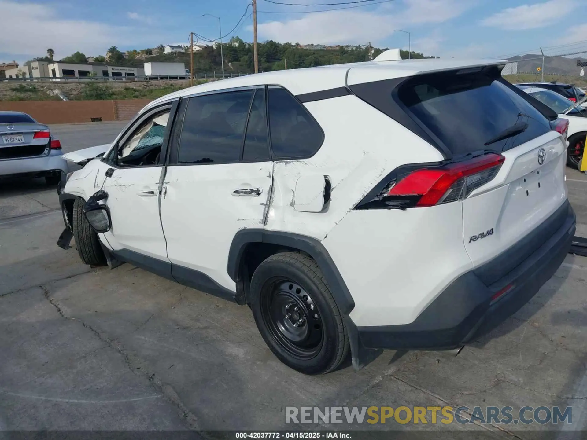 3 fotografías del automóvil dañado 2T3K1RFV3NC188126 TOYOTA RAV4 2022