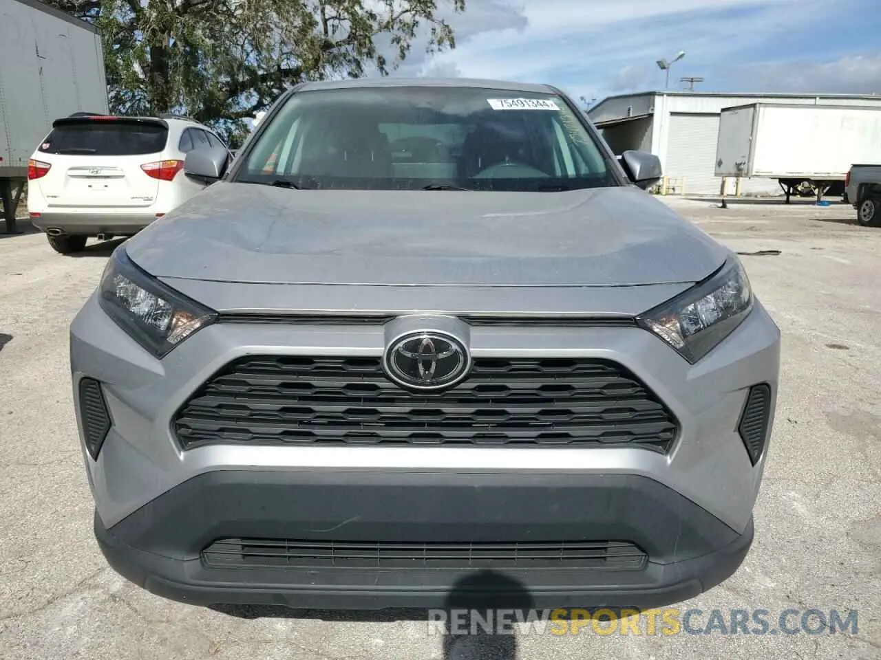 5 fotografías del automóvil dañado 2T3K1RFV9NC175364 TOYOTA RAV4 2022