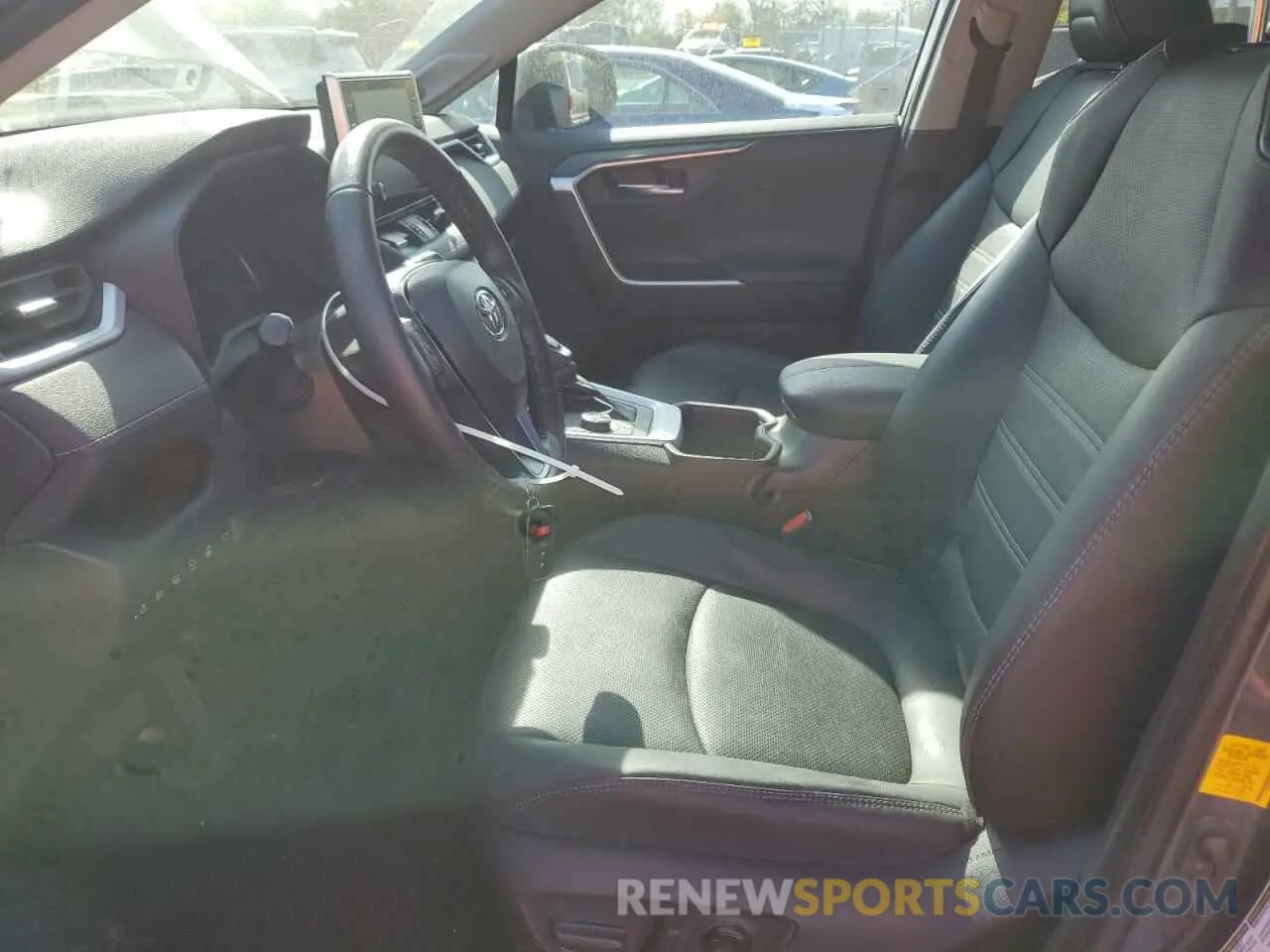 7 fotografías del automóvil dañado 2T3N1RFV4NW305496 TOYOTA RAV4 2022