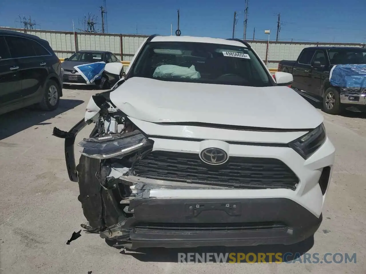 5 fotografías del automóvil dañado 2T3P1RFV0NC274807 TOYOTA RAV4 2022