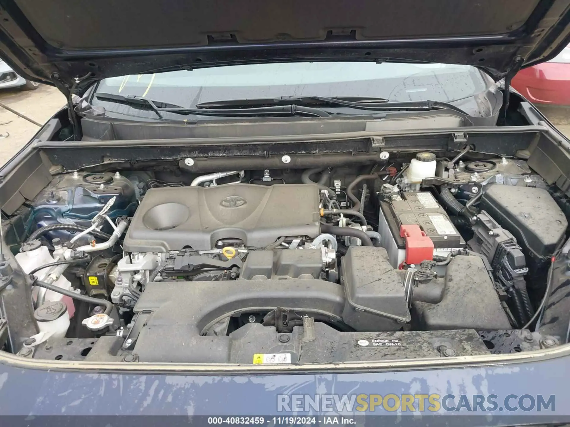10 fotografías del automóvil dañado 2T3P1RFV0NW279343 TOYOTA RAV4 2022