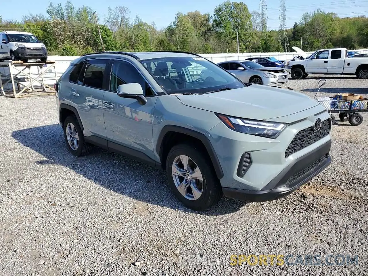 4 fotografías del automóvil dañado 2T3P1RFV0NW322269 TOYOTA RAV4 2022