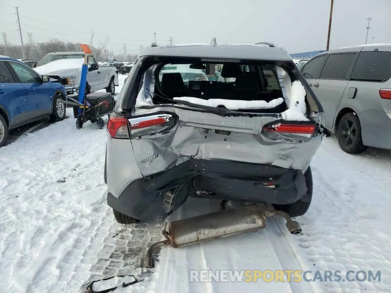 6 fotografías del automóvil dañado 2T3P1RFV1NC305658 TOYOTA RAV4 2022