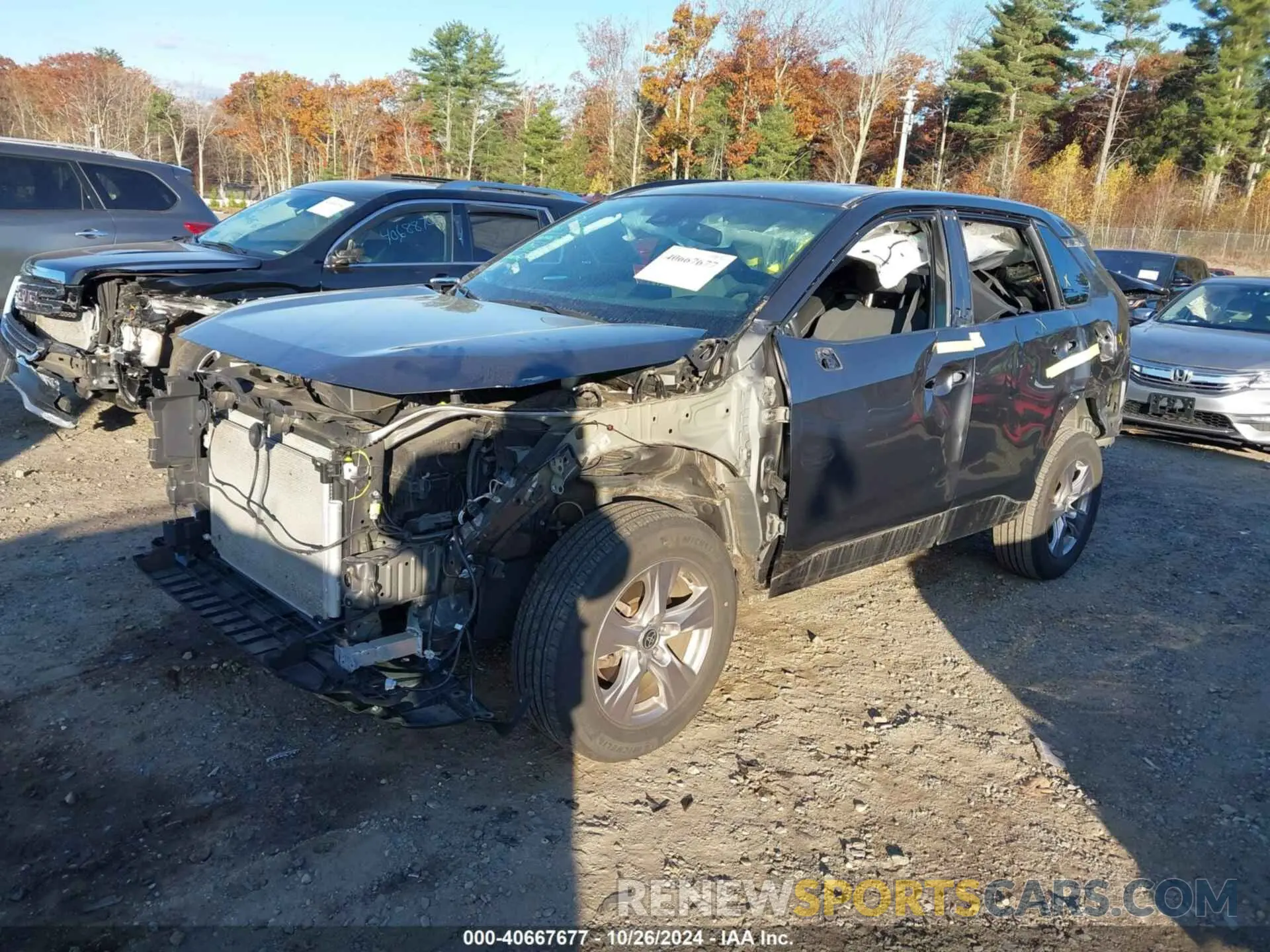 2 fotografías del automóvil dañado 2T3P1RFV1NW259280 TOYOTA RAV4 2022