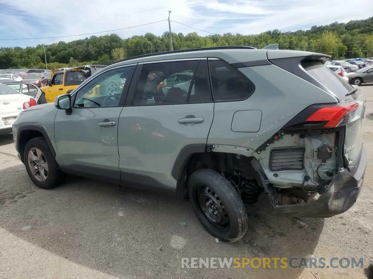 2 fotografías del automóvil dañado 2T3P1RFV1NW270005 TOYOTA RAV4 2022